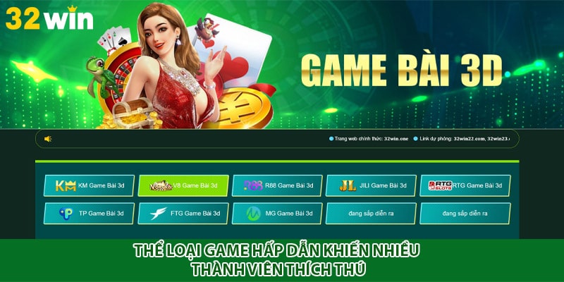Thể loại game hấp dẫn khiến nhiều thành viên thích thú